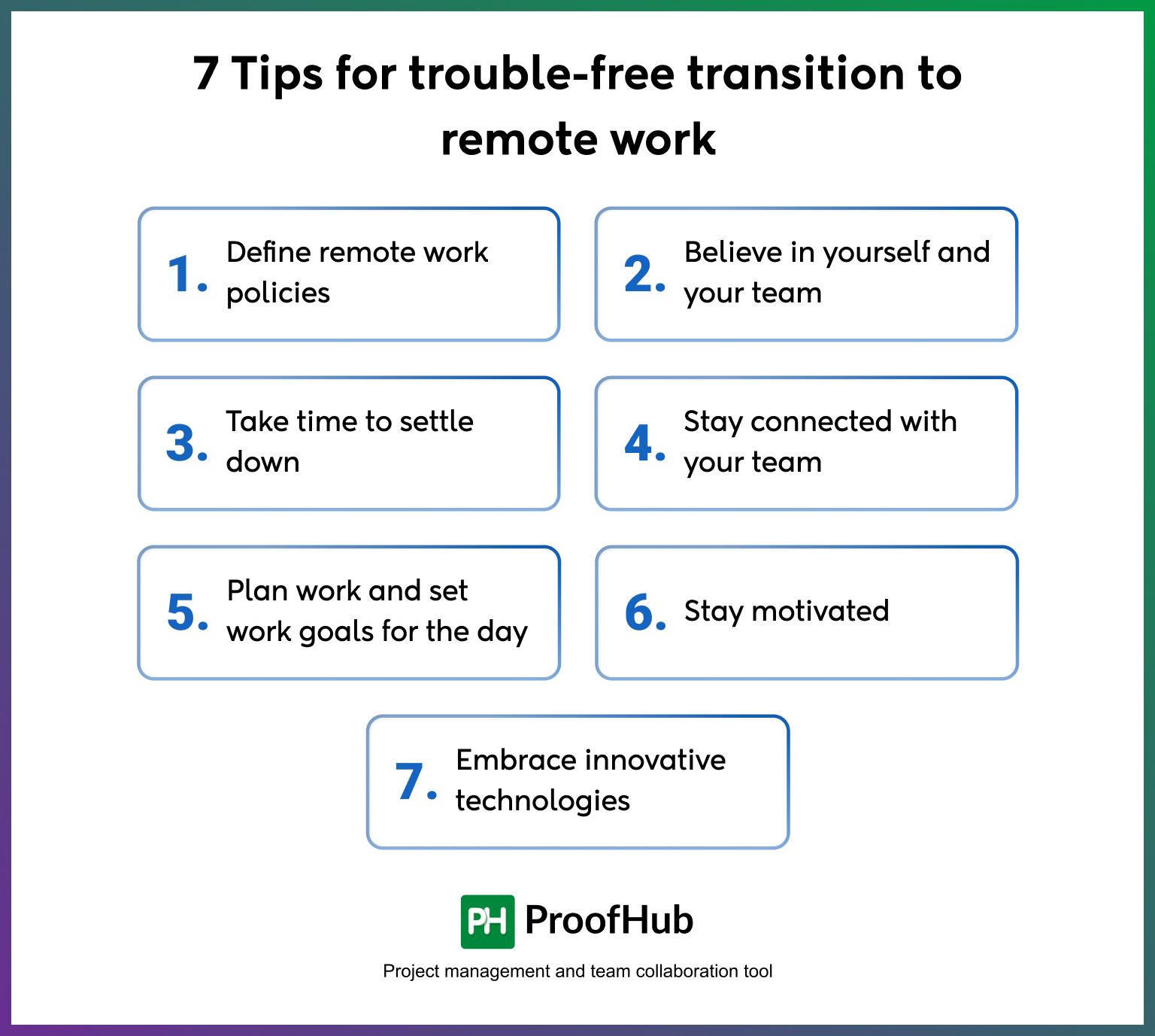 Tips for trouble-free transition to remote work