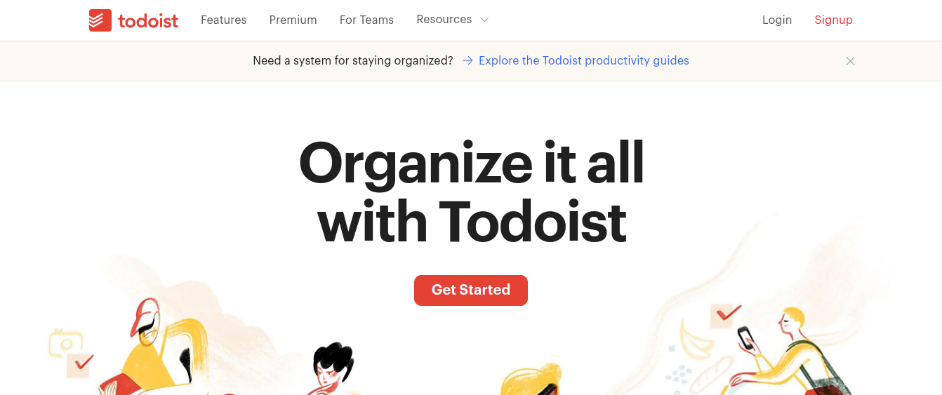 todoist as alternative to wunderlist