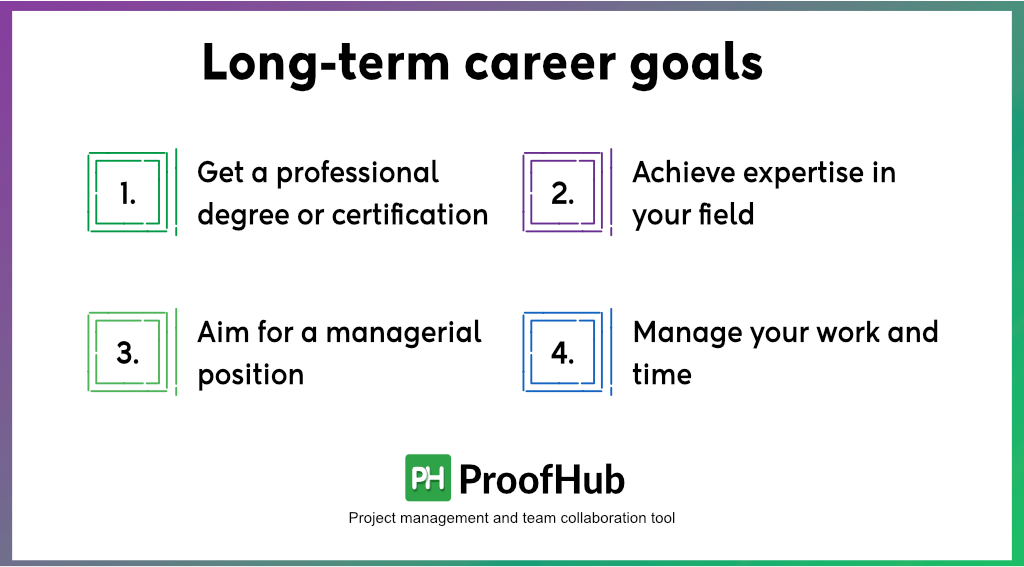 long-term career goals