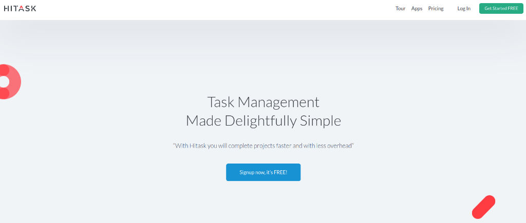 HiTask: project management software free
