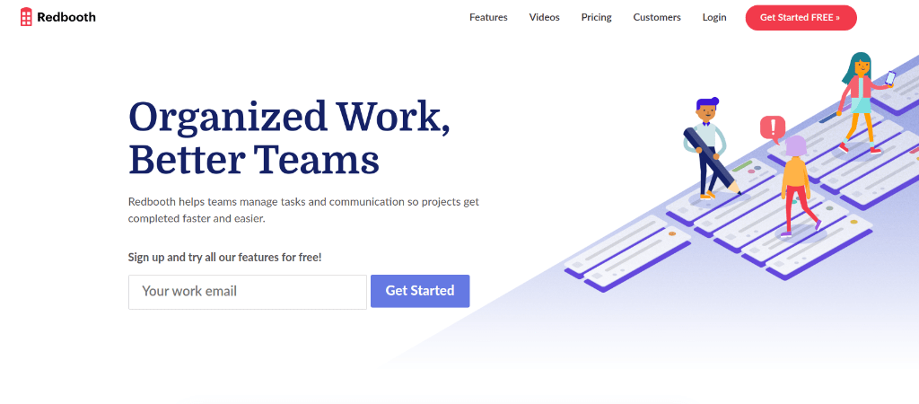 Redbooth: project management tools free