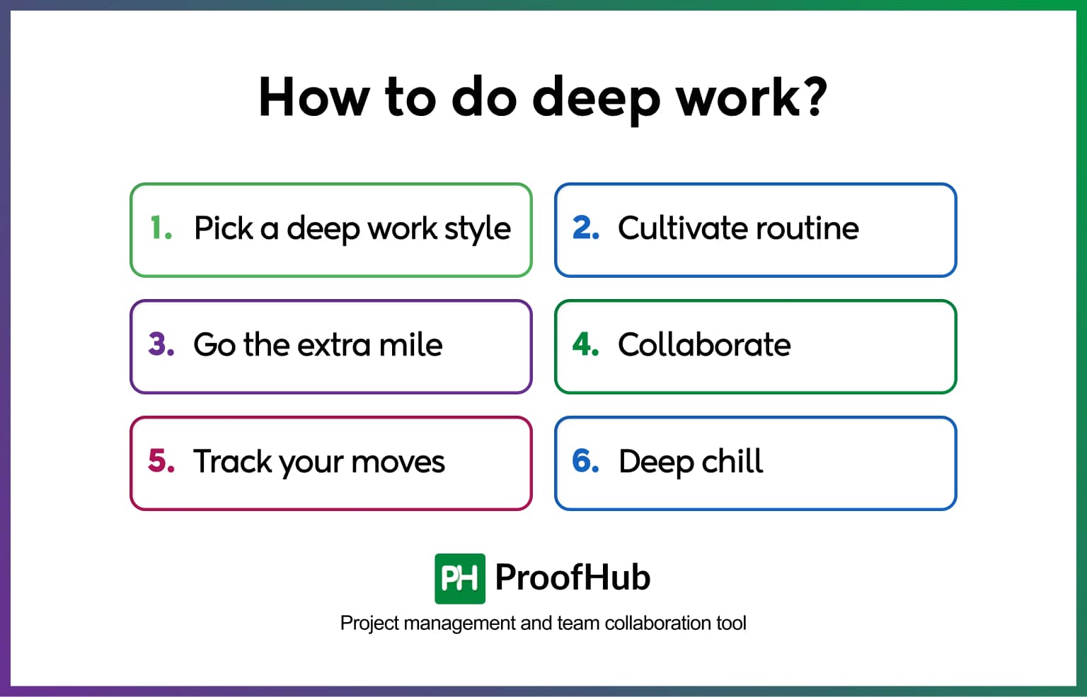 How to do deep work