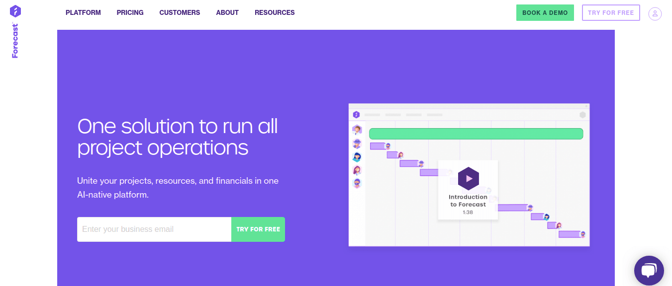 Forecast tool for marketing teams