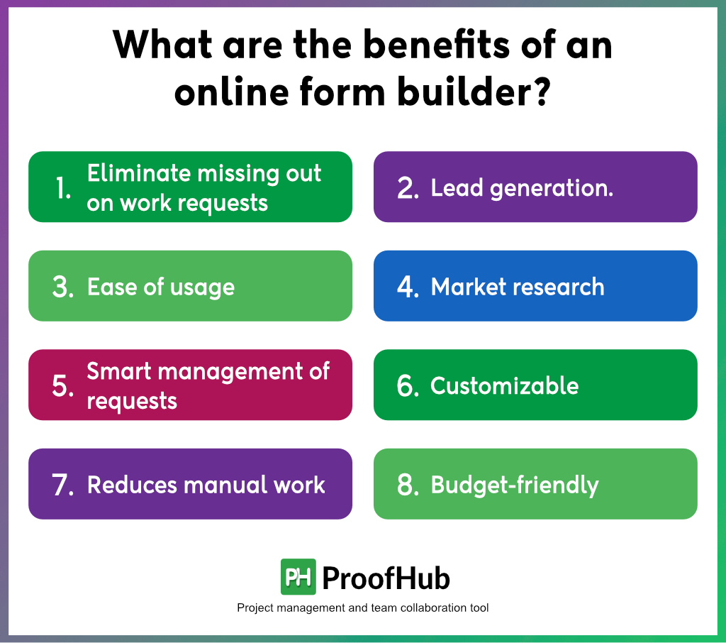 What Are The Benefits Of An Online Form Builder