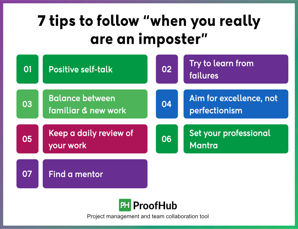tips to deal with imposter syndrome at work