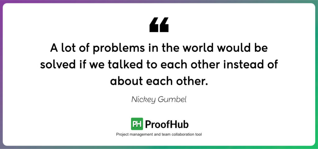Nickey Gumbel Teamwork quote
