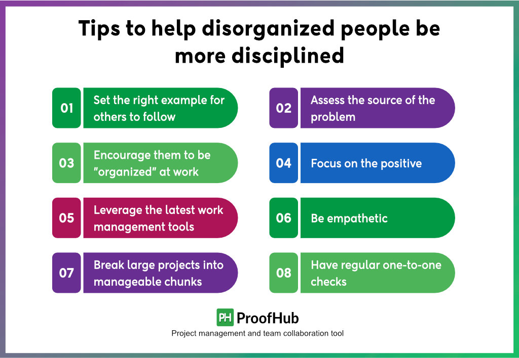 Tips to help disorganized people be more disciplined