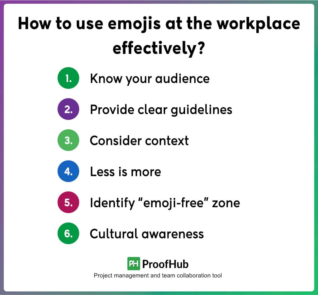 How to use emojis at the workplace effectively