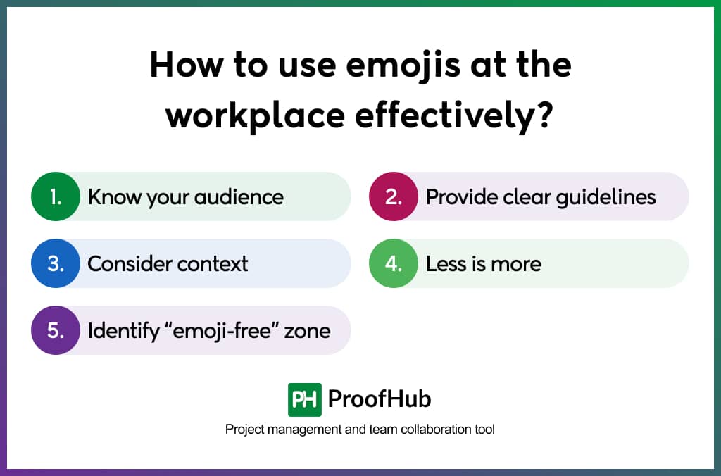 How to use emojis at the workplace effectively