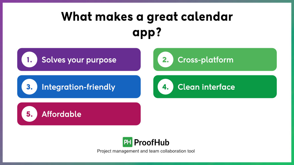 what makes a great calendar app