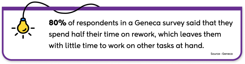 Geneca survey on rework