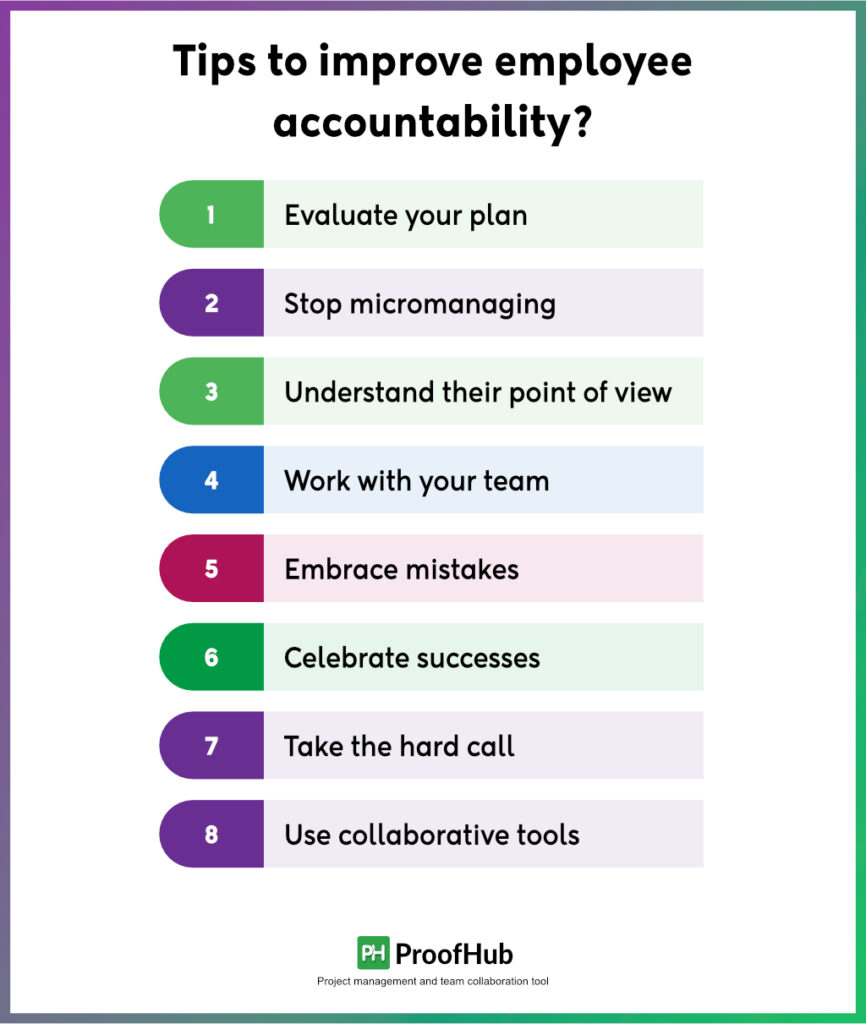 Tips to improve employee accountability