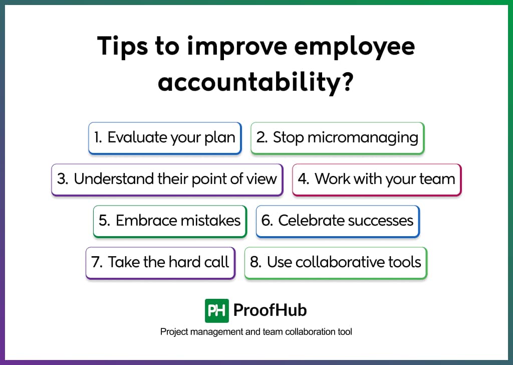 Tips to improve employee accountability