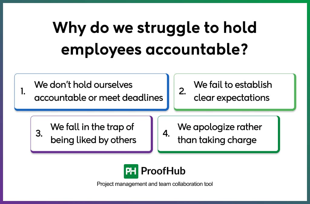 Why do we struggle to hold employees accountable