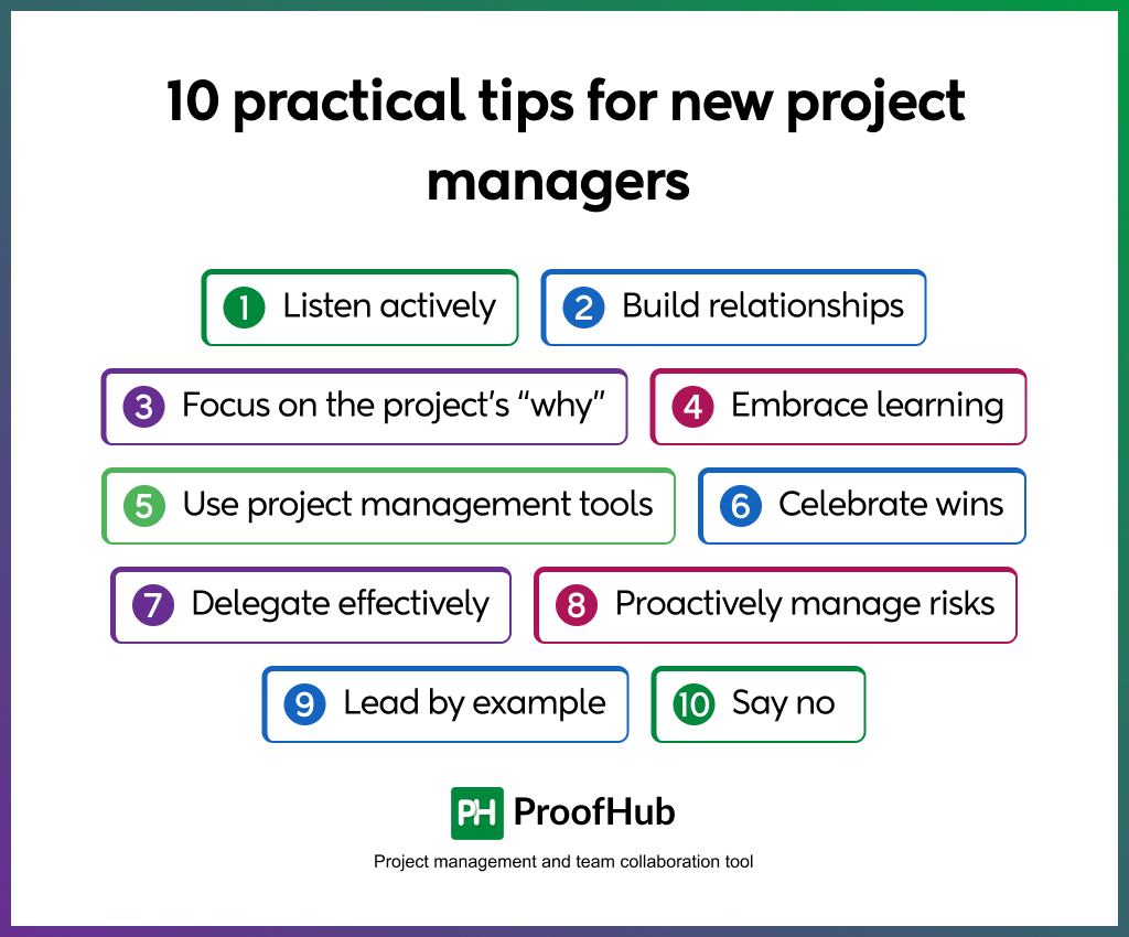 10 practical tips for new project managers 