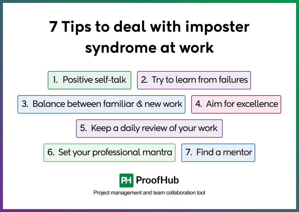 Tips to deal with imposter syndrome at work