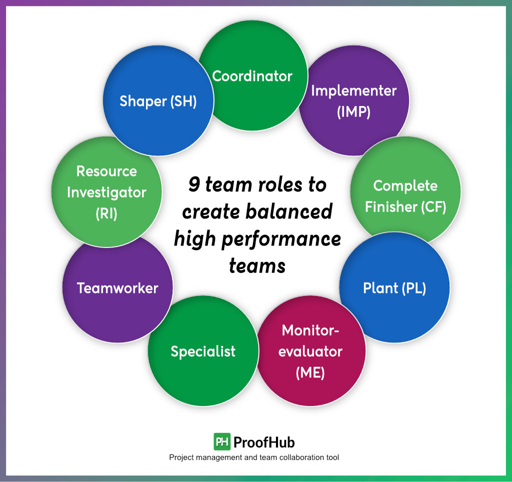 9 team roles to create a balanced team