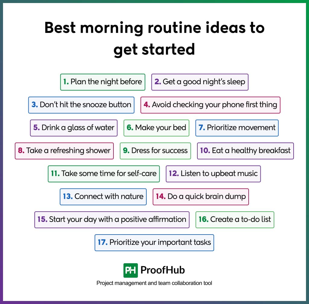 Best morning routine ideas to get started