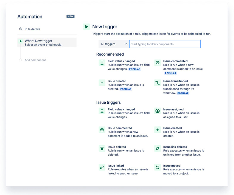 JIRA workflow automation