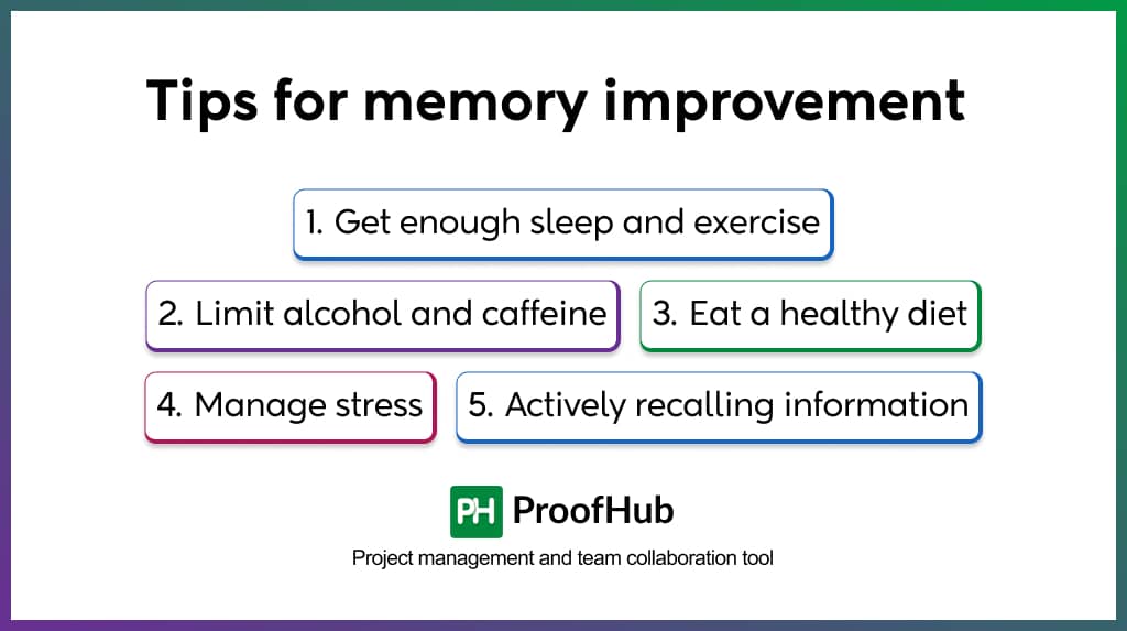 Tips for memory improvement 