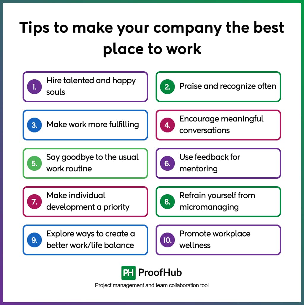 Tips to Make Your Company the Best Place to Work