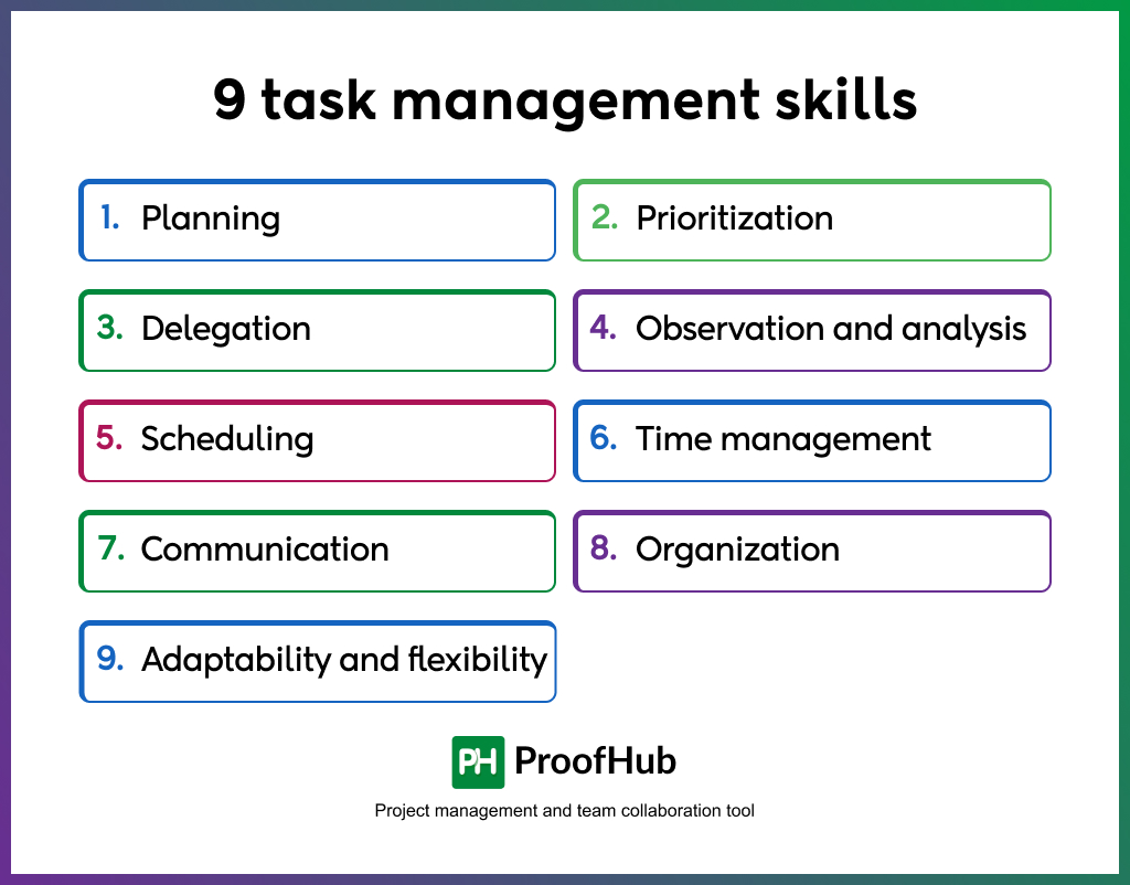 9 task management skills