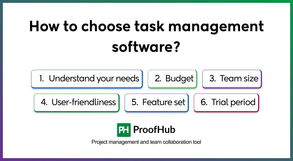 How to choose task management software