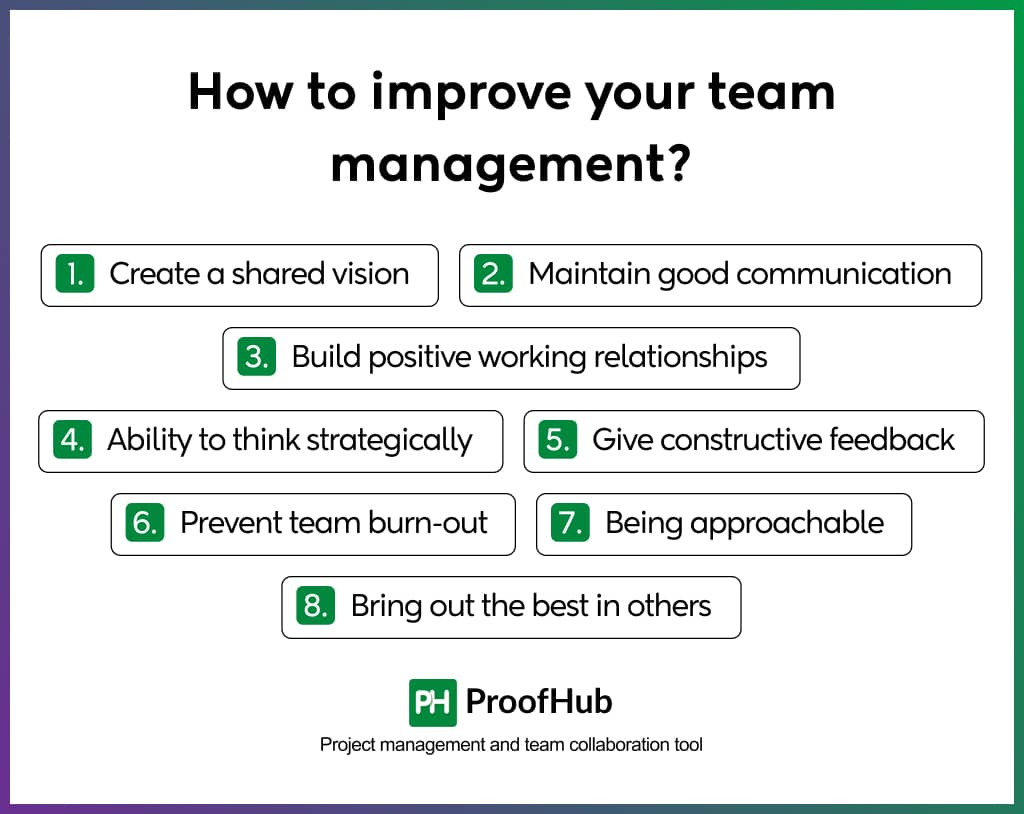 How to improve your team management