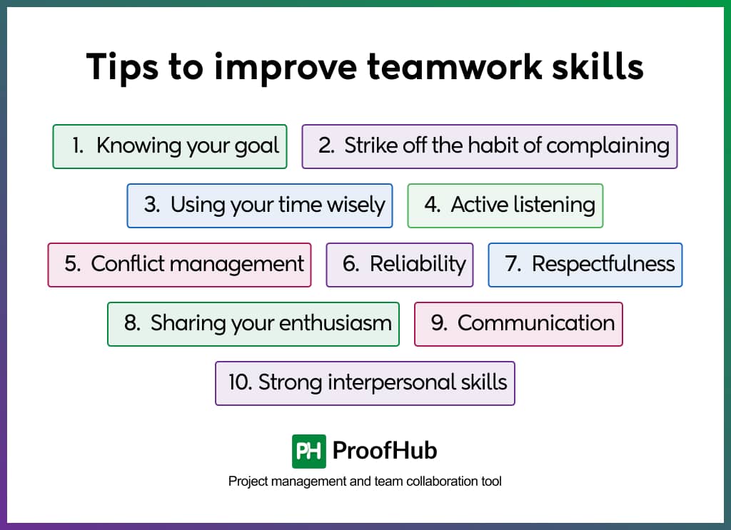 Tips to improve teamwork skills