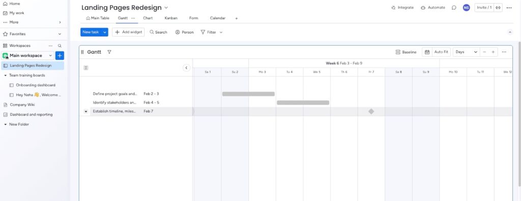 Gantt Charts