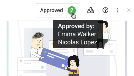 One-click approval 