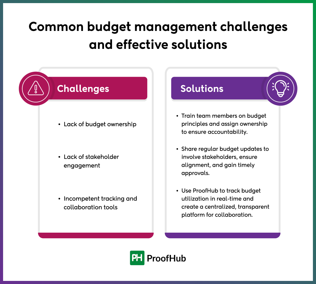 Common Budget Management Challenges and Effective Solutions